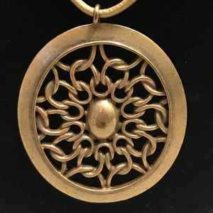 5/$15 Vintage Necklace with Ornate Pendant